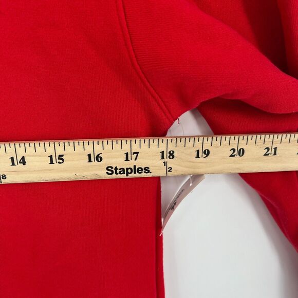 Disney Parks XS Red Mickey Sweatshirt Christmas Pullover Cozy Retro Festive Gift - Picture 8 of 12